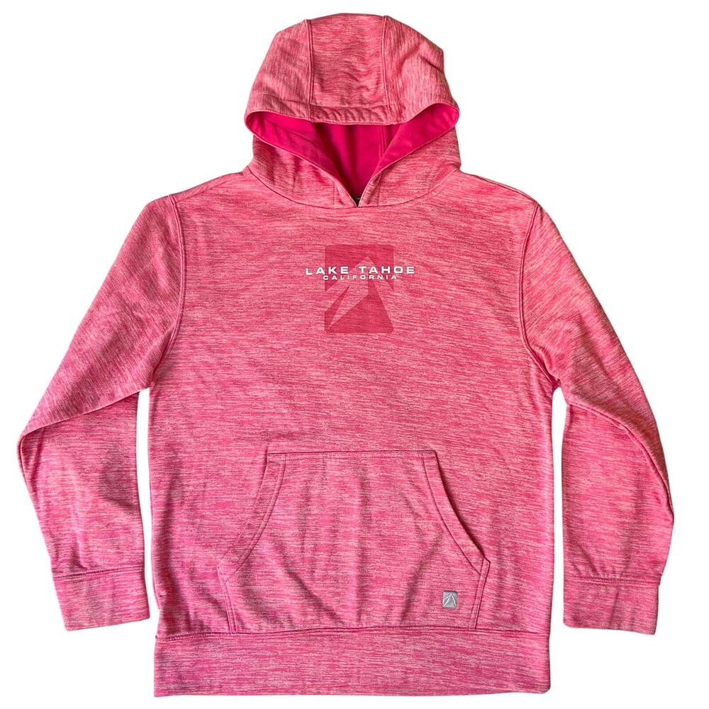 Outfitter Trading Co. Women Sweatshirt size L Hoodie Lake Tahoe California Pink